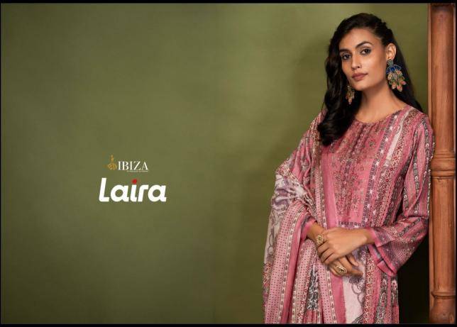 Ibiza laira Unstitched dress material wholesalers